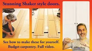 Carpentry - Shaker Style Cabinet Doors.(Full Video)