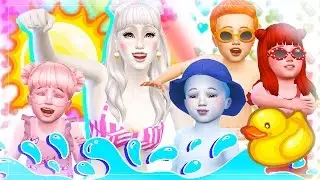 7 Toddler Challenge - The Sims 4 : Splash Park Ep 8