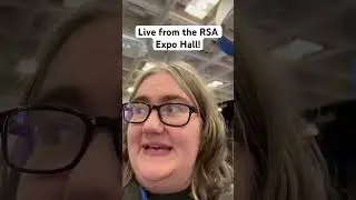 Live at the RSA expo hall!