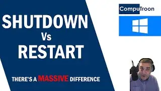 Shutdown vs Restart in Windows 10. There is a HUGE difference.