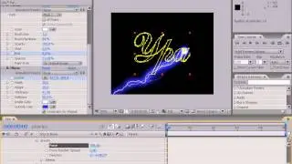 Рассыпающиеся искры в Adobe After Effects
