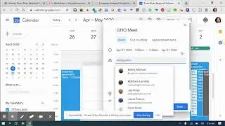 Google Hangout Meet adding to a calendar invite