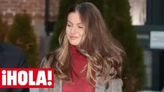 La princesa Leonor reaparece en un acto con jóvenes voluntarios tras su regreso a España por Navidad