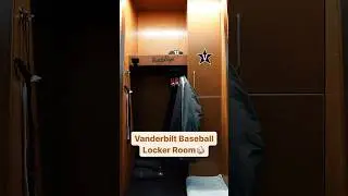 Vanderbilt baseball locker room: where perfection meets preparation. ⚾️