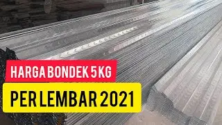 Harga bondek perlembar