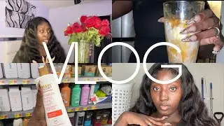 DAILY VLOG|| THE WIGS ARE THE PROBLEM • YOU SHOULD KNOW IF HE LIKES YOU• HYGIENE RESTOCKING