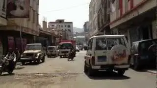 Yemen Life HD Motorcycle view Part1 اليمن - اب Ibb Streets