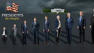 Comparing the Heights of All US Presidents | 3D Comparison