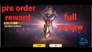 Fuji Folklore Elite Pass Bundle Preorder new Rare Surfboard skin | freefire  S33 ElitePass Pre order