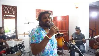 Athma Liyanage with feather - Practice session