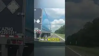 Aggressive Amazon Truck Driver Caught On Dashcam