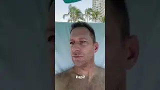 Ir a la #playa a relajar… #familia #humor #beach #miami #miamibeach