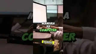 Perbandingan Kinerja Manusia dan Komputer dalam Era Digital #shorts technology #faktaunik