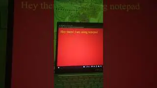 BG color in html(notepad).