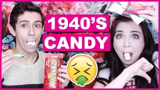 Trying GROSS 1940's Candy