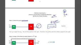 Physics: Atwood's Machine Acceleration Worksheet