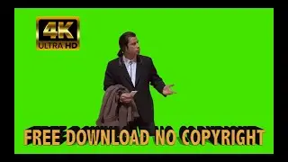 Green screen John Travolta meme 4K  no copyright chroma key free download premiere pro