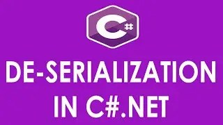 Deserialization In C#.NET | C# Deserialization | Serialization And Deserialization C# (Hindi/Urdu)