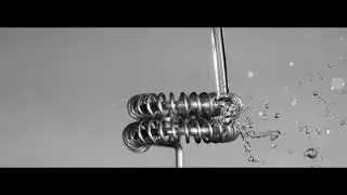Water hitting Frother