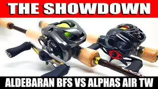 Shimano ALDEBARAN BFS VS Daiwa ALPHAS AIR TW.... CAST BATTLE AT LAST!!!