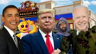 Obama Trump and Joe go to Freddy Fazbear’s Pizza