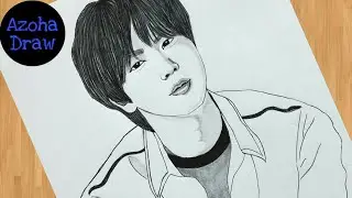 How to draw JIN from BTS //step by step || easy draw ||Pencil drawing