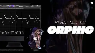 [+25] Best Hard Trap Hi Hat Midi Kit “ORPHIC
