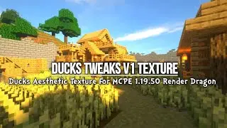 Wow Ini Dia Top 1 Texture For MCPE 1.19.50+ Duck Tweaks Aesthetic Texture + Support Render Dragon!