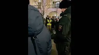 антивоенный митинг в Санкт-Петербурге. anti-war rally in St. Petersburg