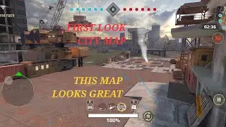NEW MAP CITY Gameplay and Rock City Daylight First look - Crossout Mobile