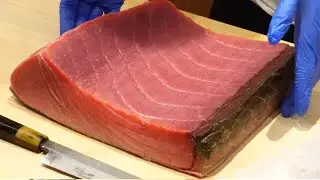 【マグロ】サンカク/赤身/中トロなど部位別の柵取りの仕方【刺身】