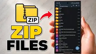 How to ZIP a File on Mobile | How to COMPRESS Files on Android & iPhone