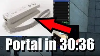 Speedrunning Portal with a WIIMOTE | World Record (probably)