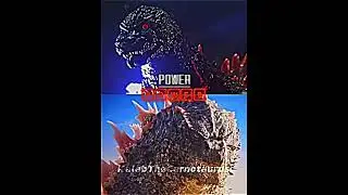 Burning Godzilla vs Evolved Godzilla 