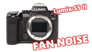 Panasonic Lumix S5 II: Fan Noise Comparison