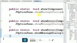 Simple Project demo using java swing and my sql