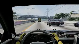 BeamNG Police Car Chase #11 (Stolen Schoolbus) BeamNG.drive