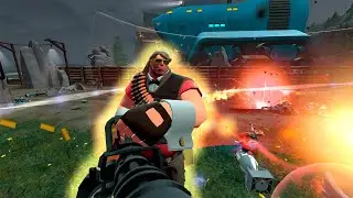 TF2 MvM Custom Map Derelict - Heavy Gameplay