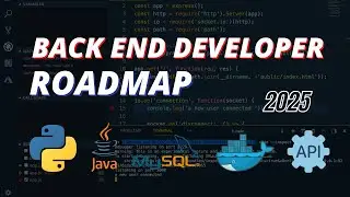 Backend Developer Roadmap 2025 | Complete Step-by-Step Guide to Become a Backend Web Developer