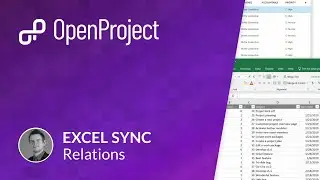 OpenProject Excel synchronization - 4. relations