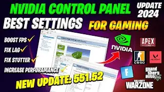 Nvidia Control Panel Latest Update 551.52 | Best Nvidia 551.52 Settings & Optimizations For Gaming