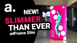 The SLIMMEST lightbox on the market - adFrame Slim