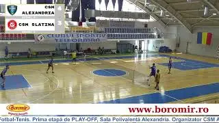 CSM SLATINA - CSM ALEXANDRIA, proba de dublu, PLAYOFF, CN FOTBAL-TENIS 2023