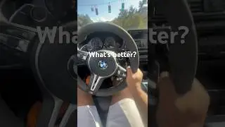 Traction on vs traction off BMW M4 CS #bmw