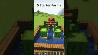 5 Minecraft Starter Farms🏡 