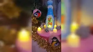 Пряничный домик для снегирей.