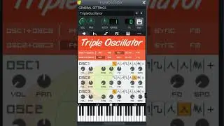 Making Piano Through Sound designing using Triple oscillator in Linux LMMS