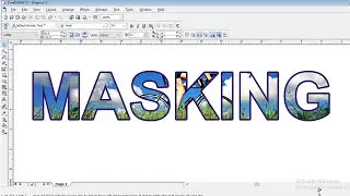 How to write text in with picture | picture in text | text masking | by dev | ck
