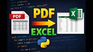 Convert PDF to Excel in 10 Seconds Using Python