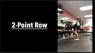2-POINT ROW | Single Arm Upper Body Pull, Balance, Core